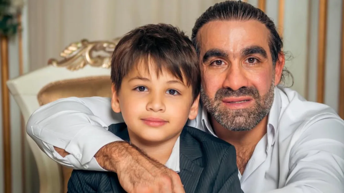 Rafael Ağayevdən oğlu ilə paylaşım