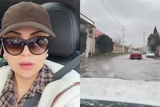 Vüsalə yaşadığı küçəni paylaşdı