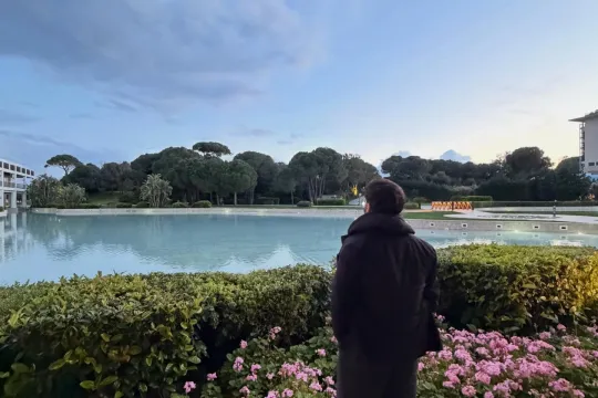 Zamiqin oğlu ilə Antalya tətili