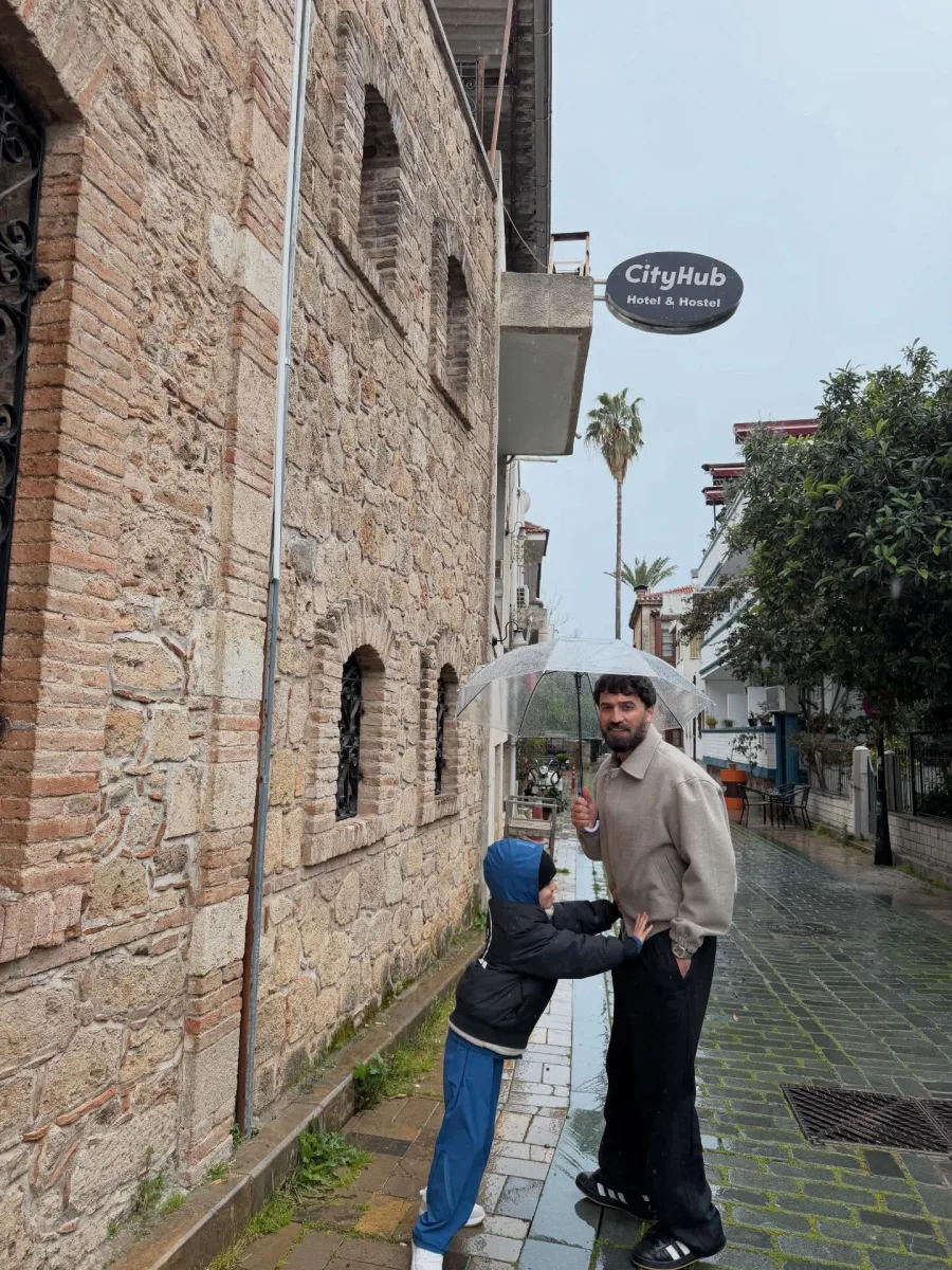 Zamiqin oğlu ilə Antalya tətili