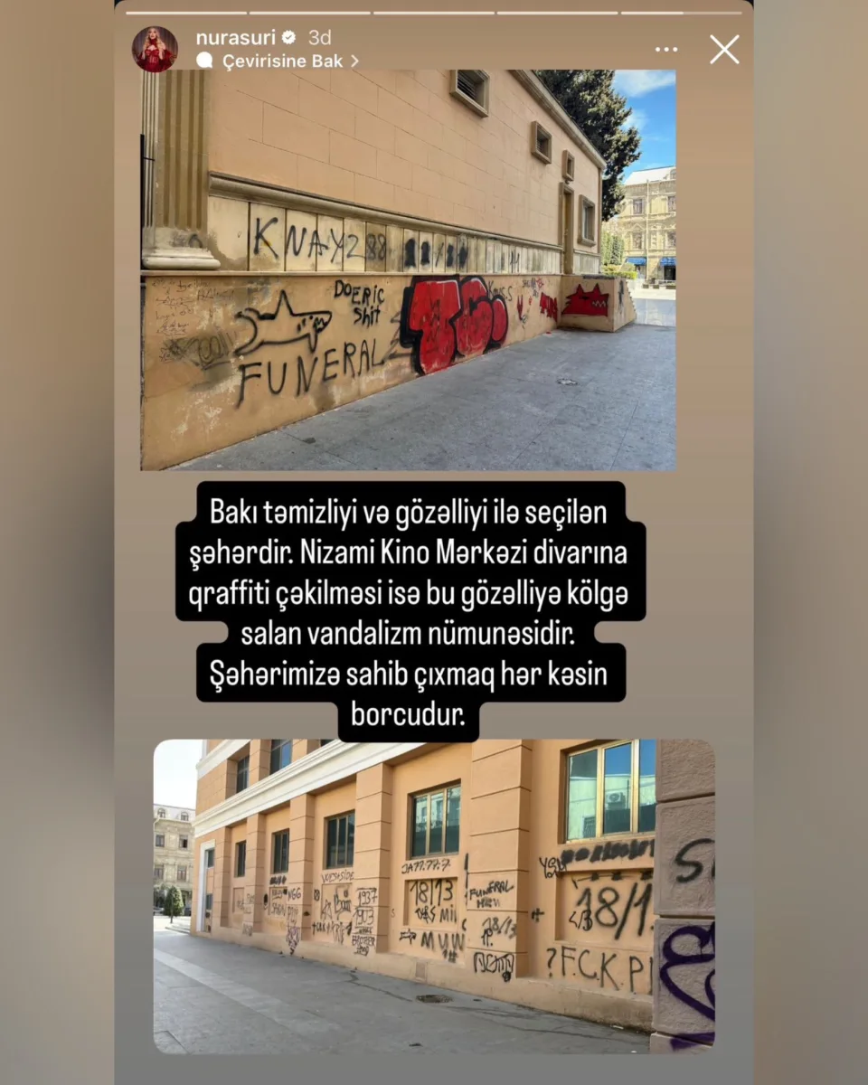 “Bu gözəlliyə kölgə salan vandalizm nümunəsidir”