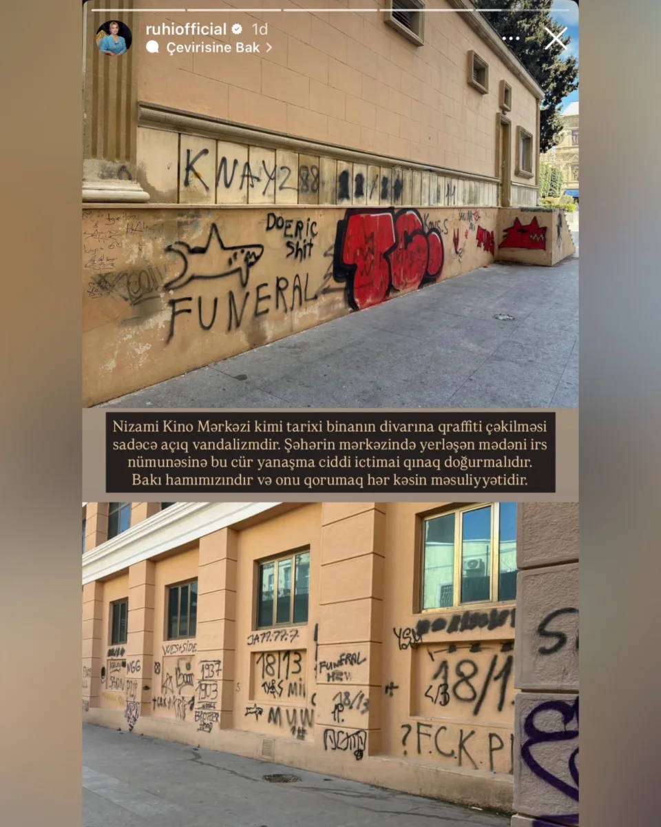 “Bu gözəlliyə kölgə salan vandalizm nümunəsidir”