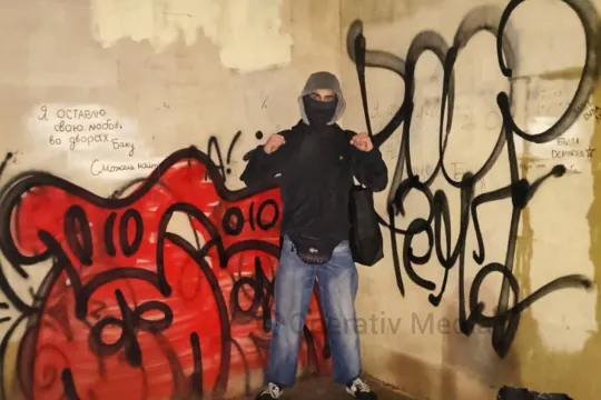 Nizami Kino Mərkəzinin divarlarına qraffiti çəkən şəxslərin kimliyi məlum olub