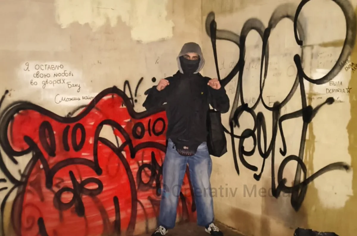 Nizami Kino Mərkəzinin divarlarına qraffiti çəkən şəxslərin kimliyi məlum olub