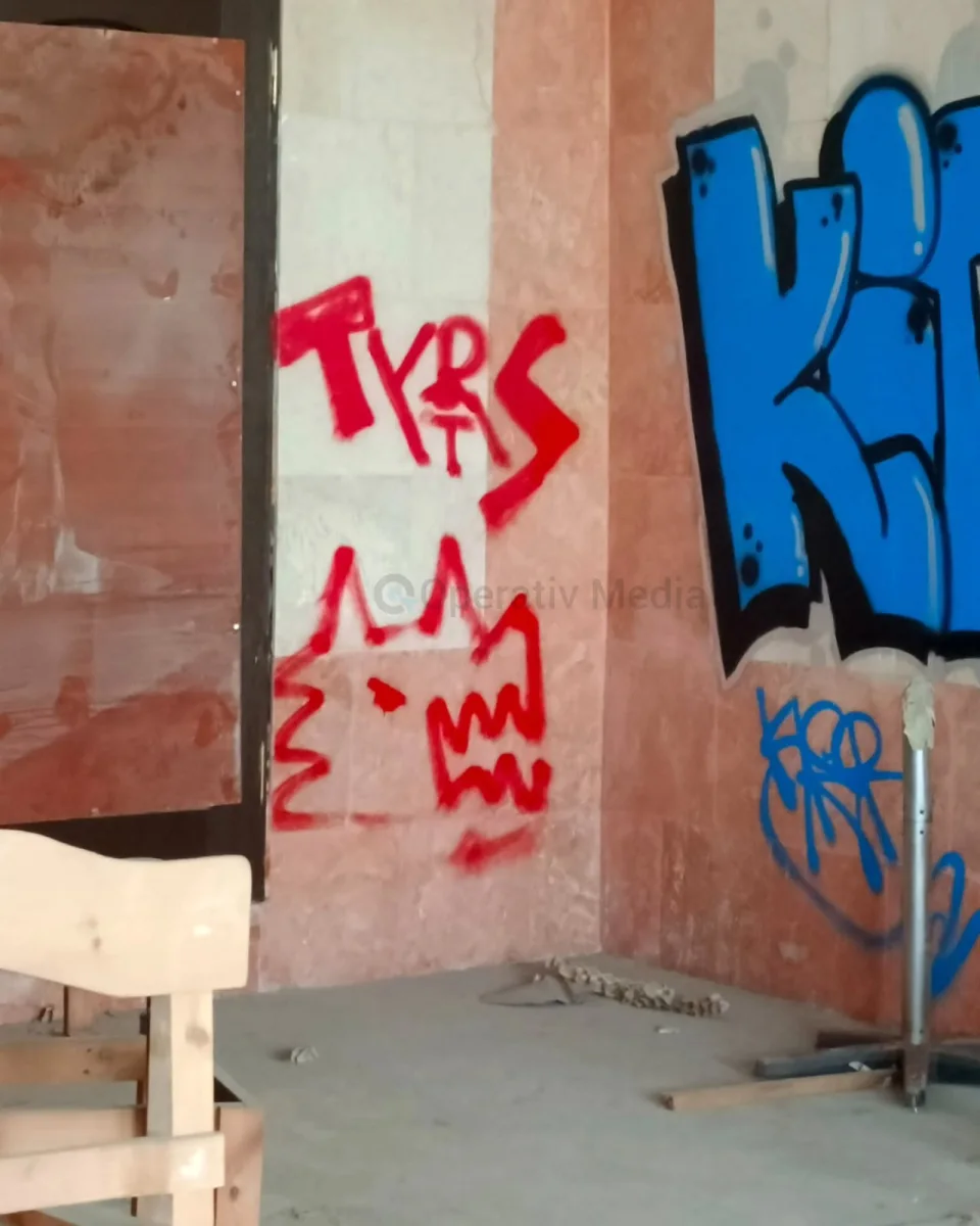 Nizami Kino Mərkəzinin divarlarına qraffiti çəkən şəxslərin kimliyi məlum olub