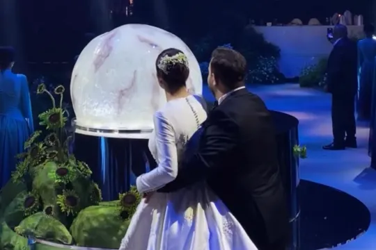 Bakıda dəbdəbəli toy keçirildi