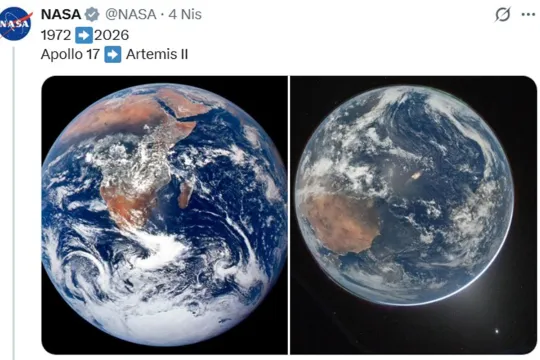 Yer kürəsi 54 il fərqlə... - Fotolar