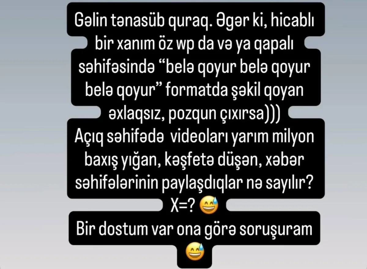 “Nazirliyə müraciət edəcəyəm” - Vatsap qalmaqalı