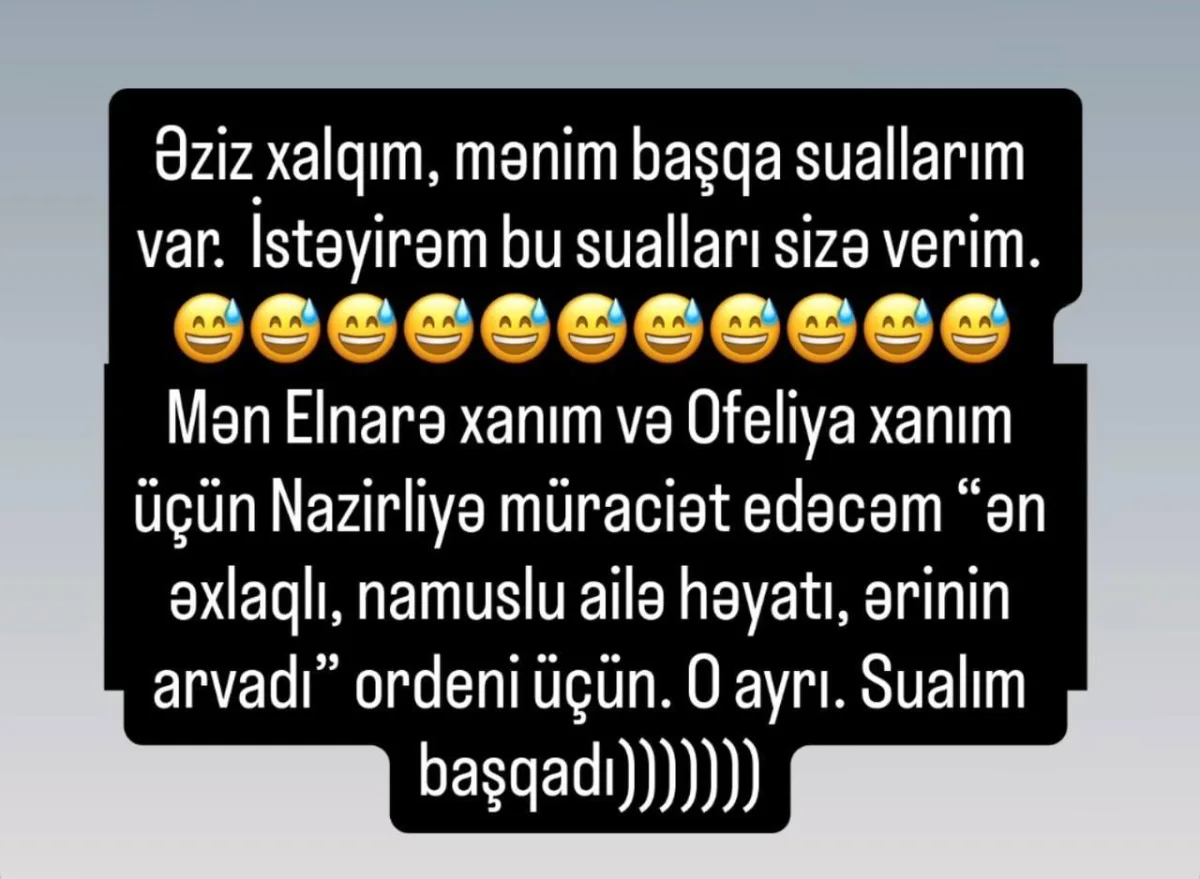 “Nazirliyə müraciət edəcəyəm” - Vatsap qalmaqalı