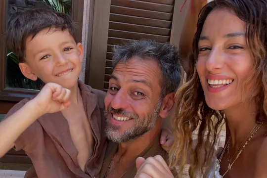 Bakıya 5 yaşlı oğlu ilə gəldi