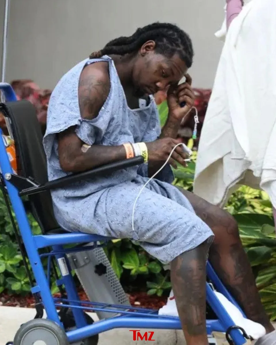 Güllələnən Offsetin xəstəxanadan fotoları yayıldı