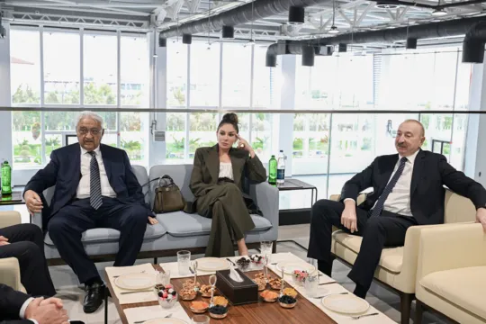 Prezidentlə xanımı açılışa qatıldı - Fotolar