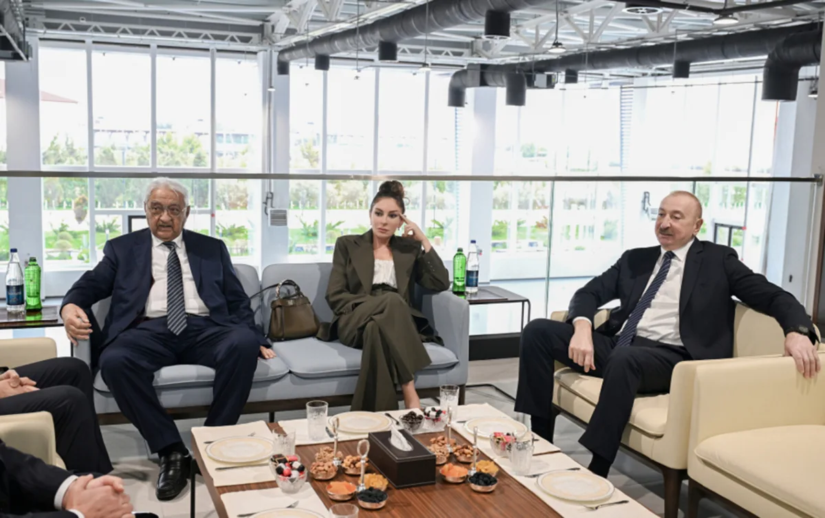 Prezidentlə xanımı açılışa qatıldı - Fotolar