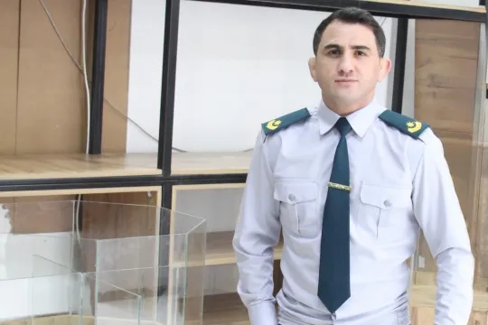 Hacı Əliyev mayor rütbəsi aldı