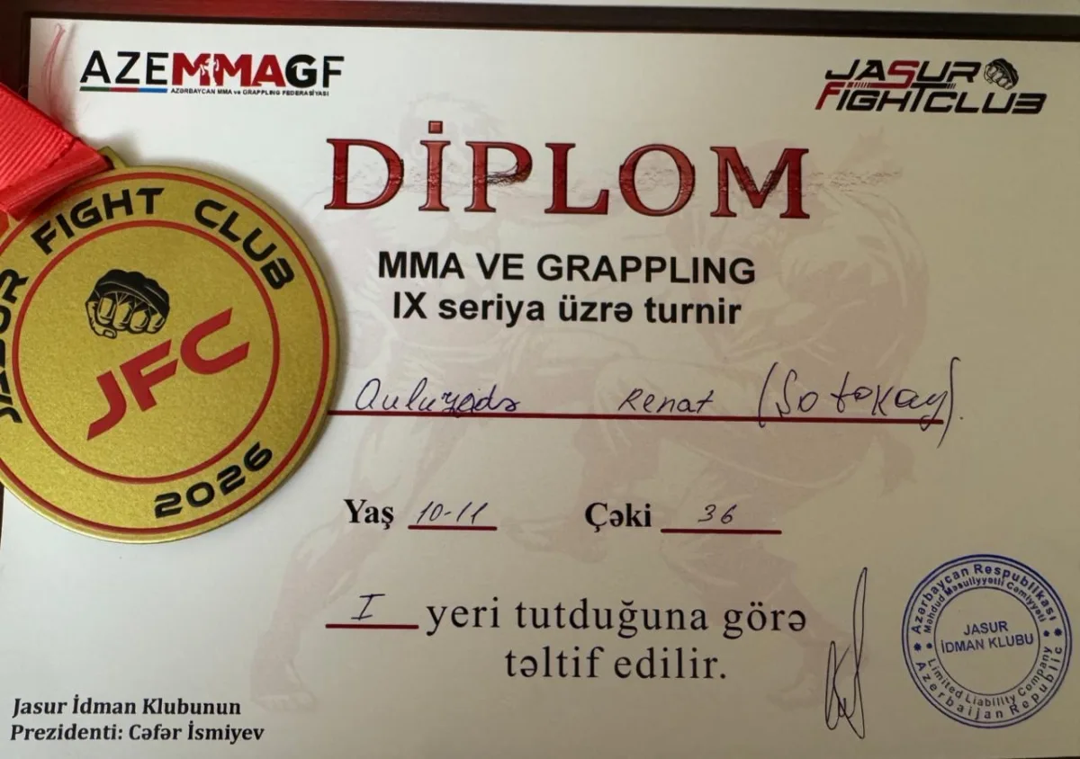 Aşıq Zülfiyyənin nəvəsi çempion oldu