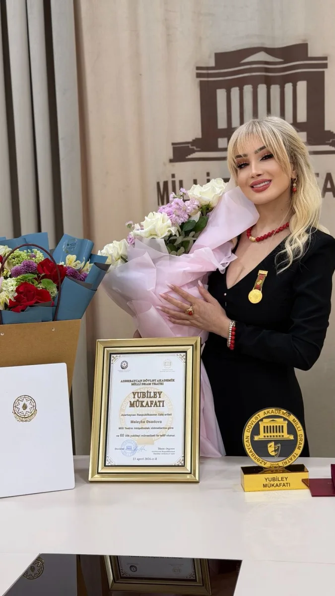 Məleykə Əsədovaya “Yubiley” mükafatı təqdim olundu