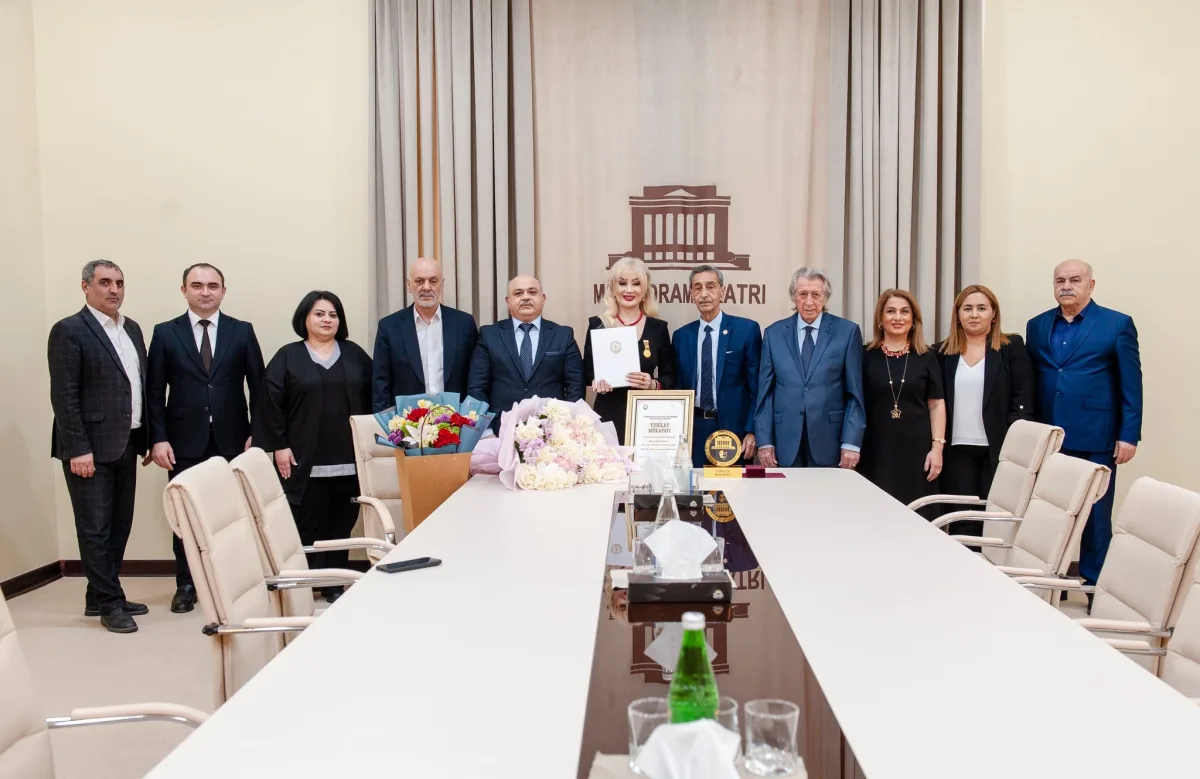 Məleykə Əsədovaya “Yubiley” mükafatı təqdim olundu
