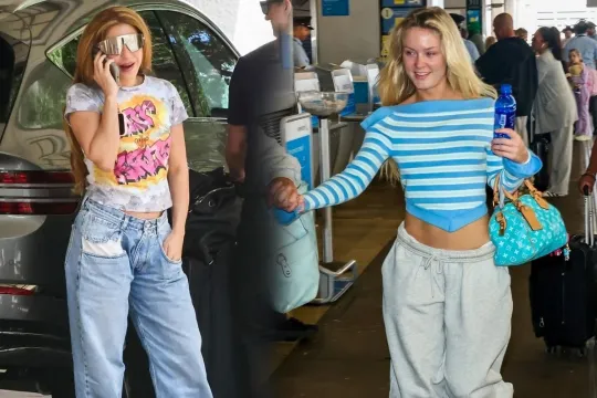 Şakira və Zara Larrson klip çəkilişində