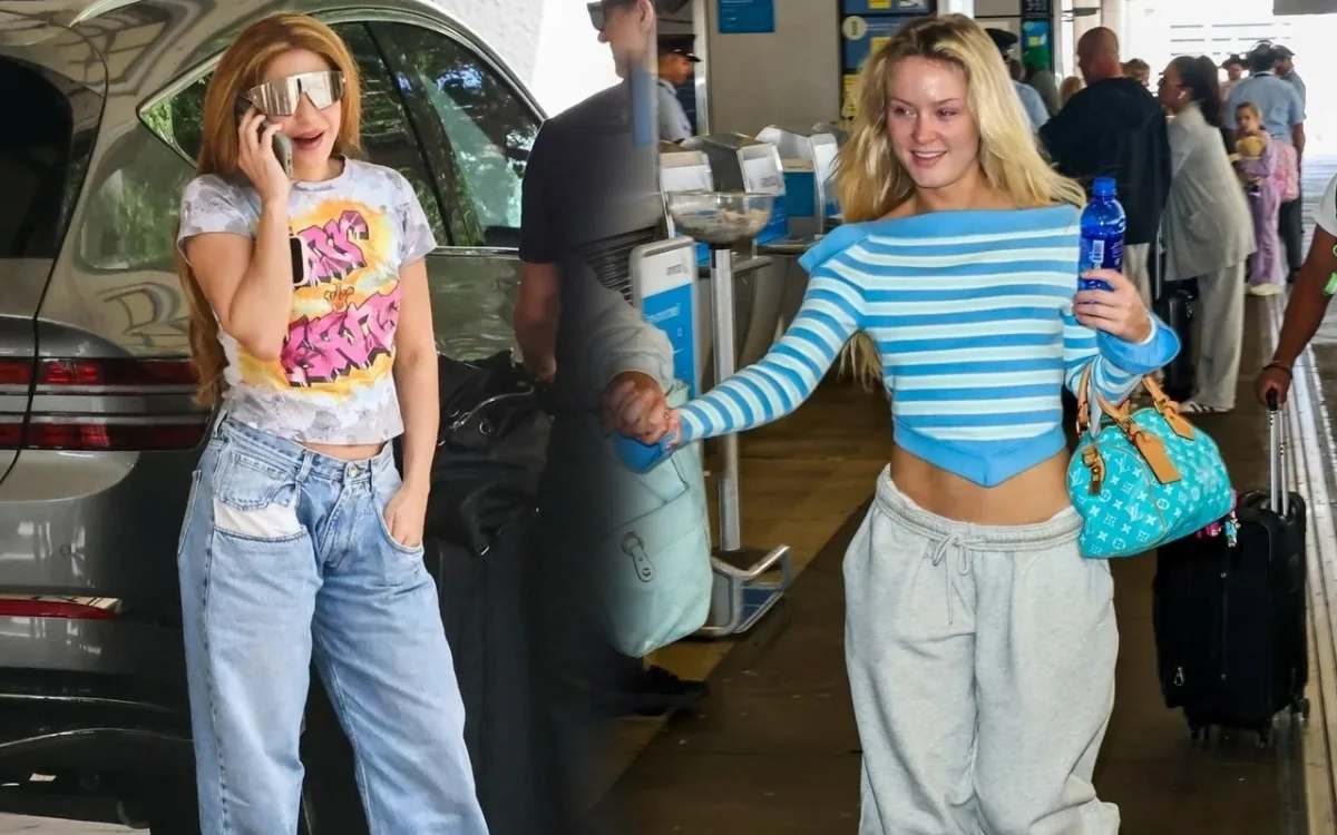 Şakira və Zara Larrson klip çəkilişində