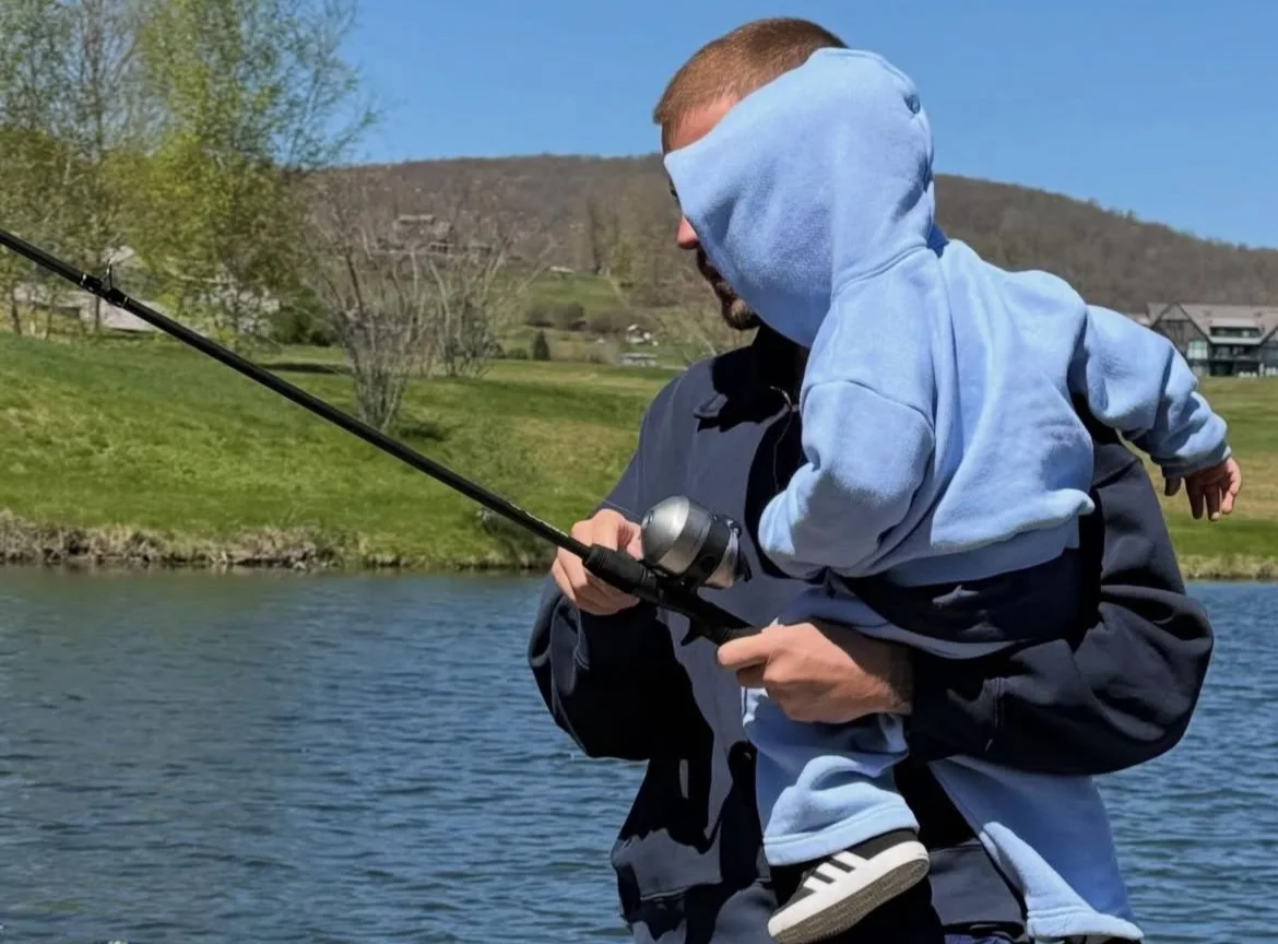 Castin Biber oğlu ilə