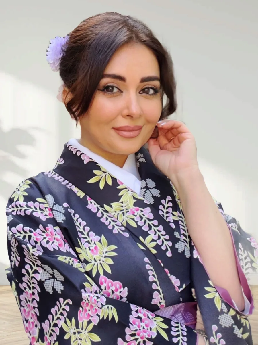 Lalə Azərtaş kimonoda - FOTOLAR