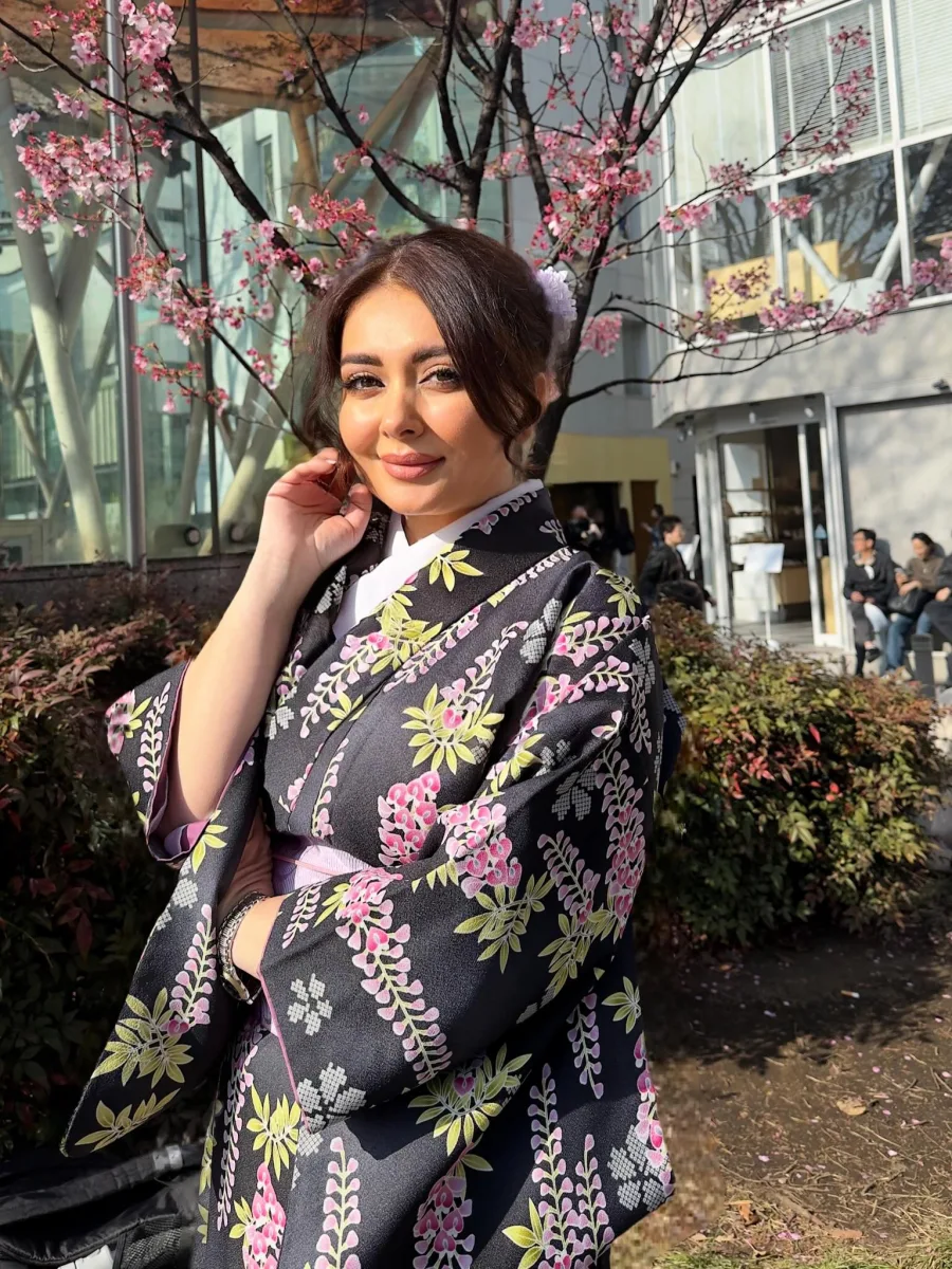 Lalə Azərtaş kimonoda - FOTOLAR