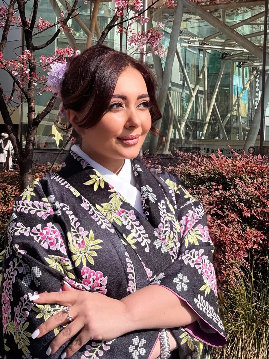 Lalə Azərtaş kimonoda - FOTOLAR