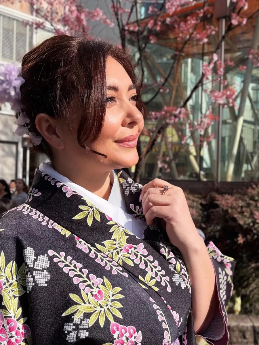 Lalə Azərtaş kimonoda - FOTOLAR