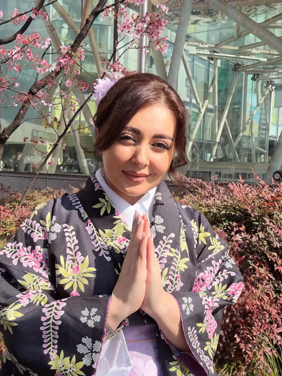 Lalə Azərtaş kimonoda - FOTOLAR