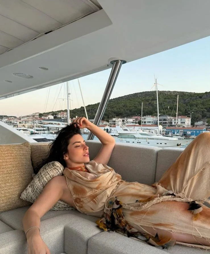 Merve Boluğurdan tətil fotoları