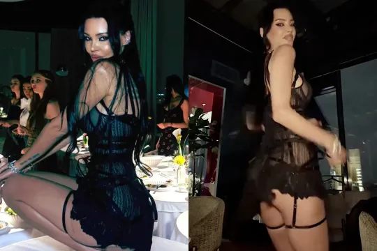 Boşanmadan sonra ilk parti...