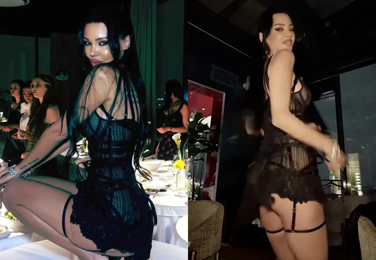 Boşanmadan sonra ilk parti...