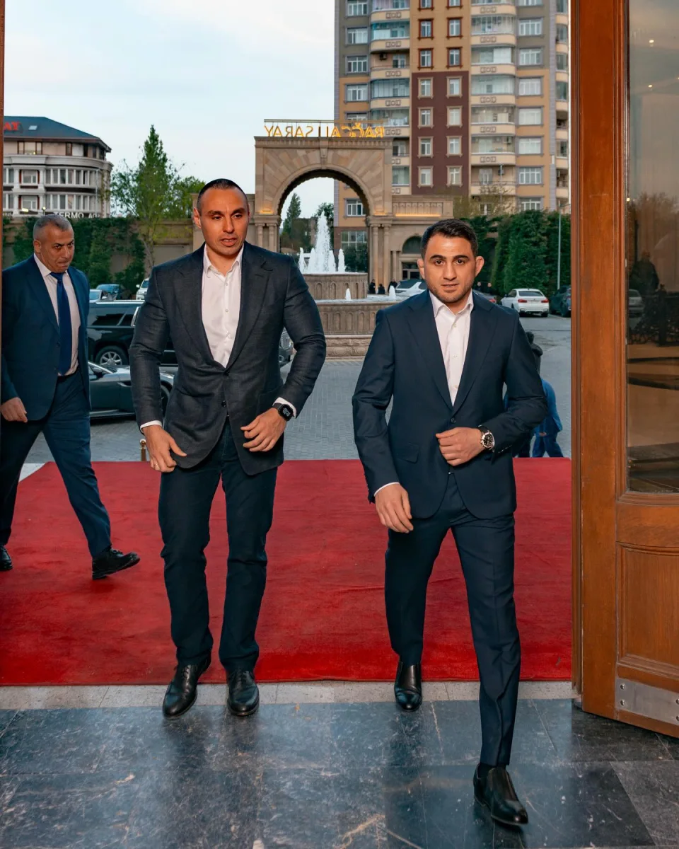 Azər Əliyev Hacı Əliyevin ad günündə...
