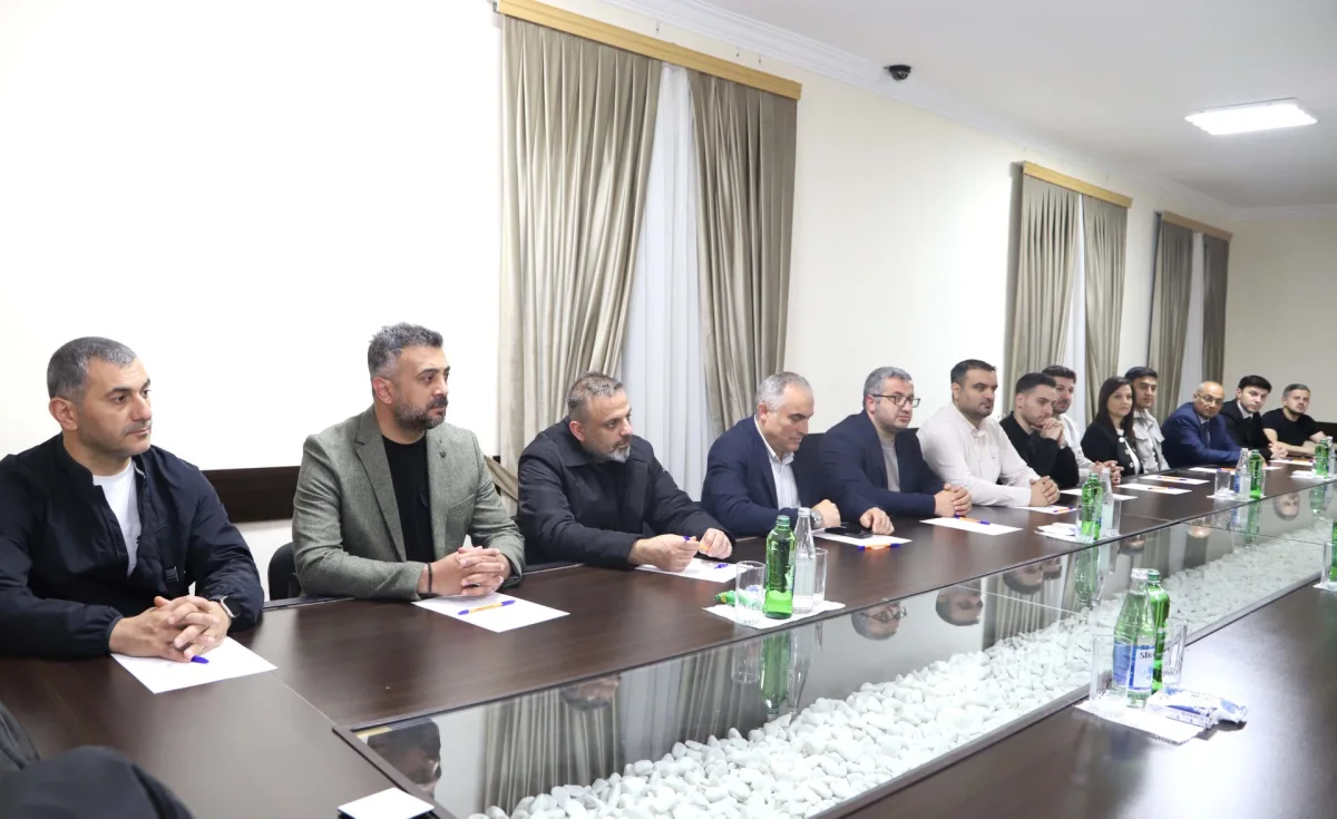 Türkiyənin Gənclər və İdman Nazirliyinin nümayəndə heyəti Ağstafada - Fotolar