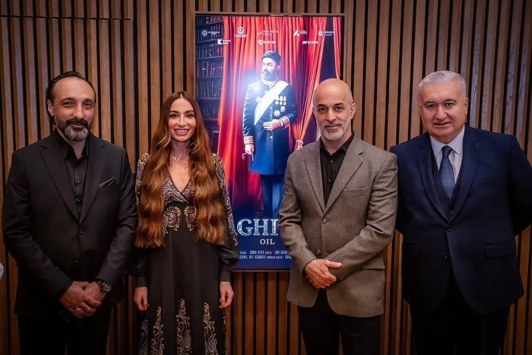 Arzu Əliyeva Londonda "Tağıyev: Neft" filminin təqdimatında - Fotolar