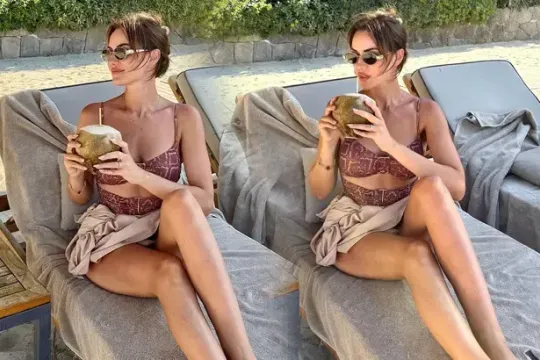 Fahriye Evcendən tətil paylaşımı