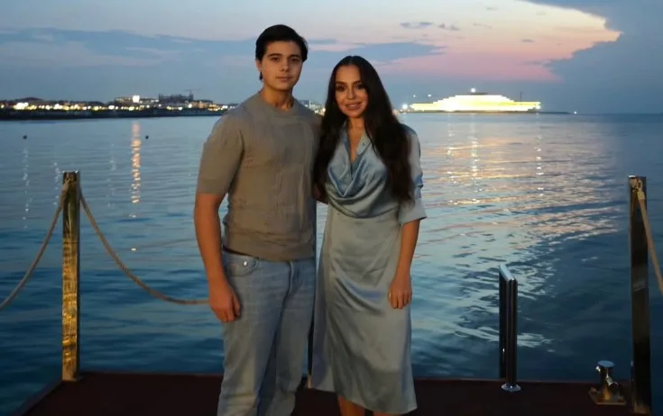 Leyla Əliyeva oğlu ilə paylaşım etdi