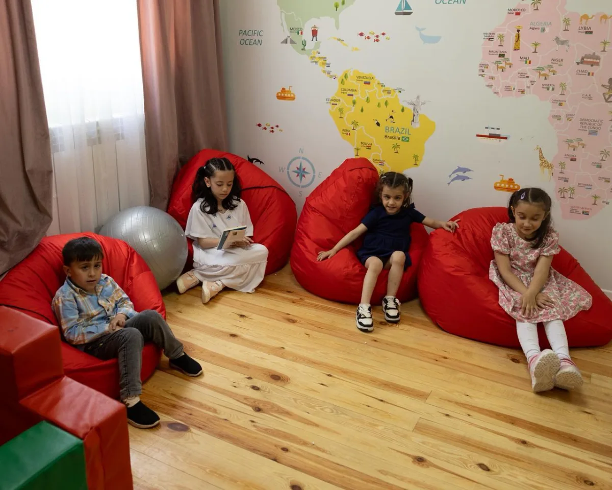 Leyla Əliyeva və Arzu Əliyeva Lənkəranda uşaq evini ziyarət ediblər