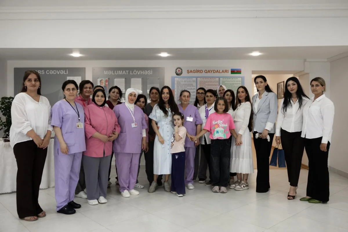 Leyla Əliyeva və Arzu Əliyeva Lənkəranda uşaq evini ziyarət ediblər