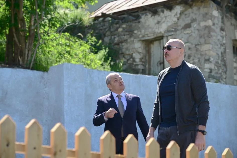 Prezident Şuşaya getdi - Fotolar
