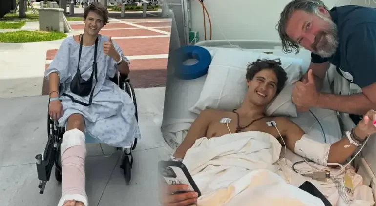 Ayağı amputasiya edilən “Survivor” iştirakçısının son halı - Foto