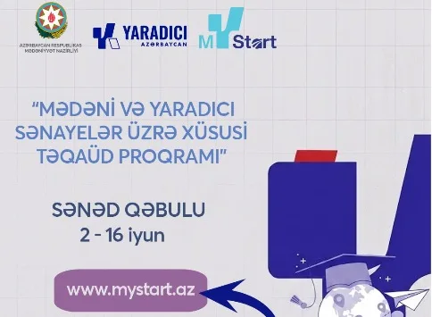 Mədəniyyət Nazirliyi “Mədəni və yaradıcı sənayelər üzrə xüsusi Təqaüd Proqramı” çərçivəsində sənəd qəbulunu elan edir