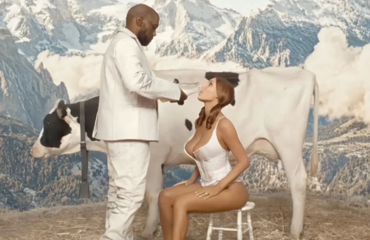 Həyat yoldaşı Kanyeyə klip çəkdi