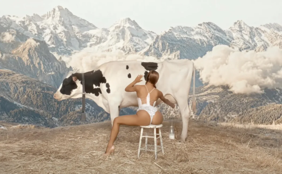 Həyat yoldaşı Kanyeyə klip çəkdi