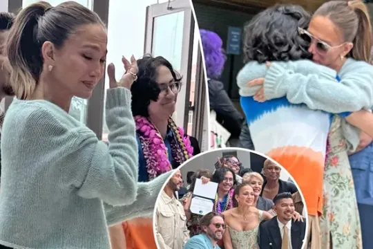 Cennifer Lopez ağladı!