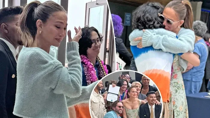 Cennifer Lopez ağladı!