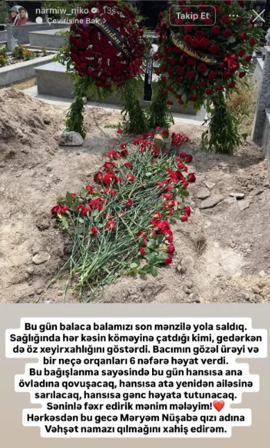 Məryəm 6 nəfərə həyat verdi...