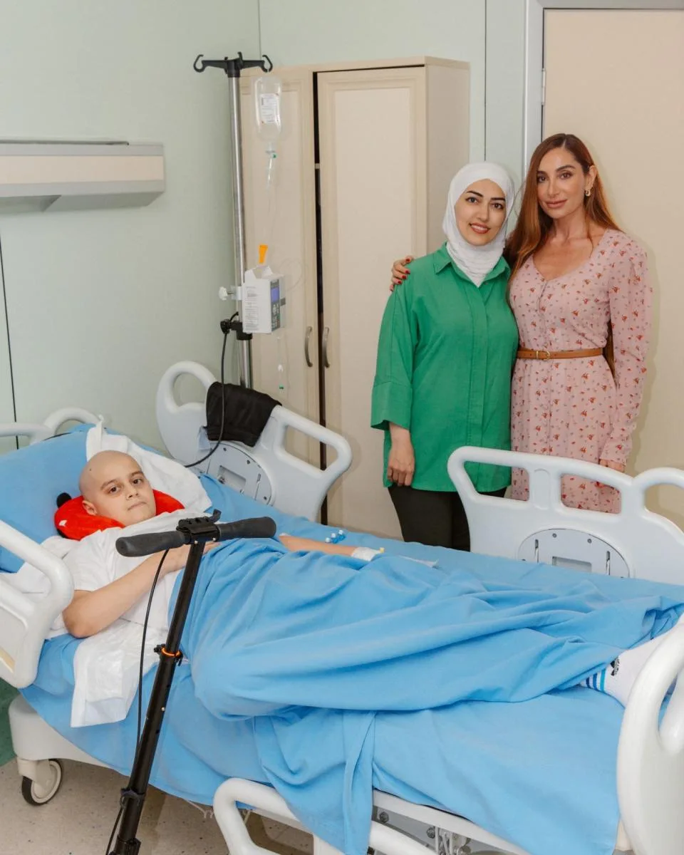 Leyla və Arzu Əliyevalar Milli Onkologiya Mərkəzində - Fotolar