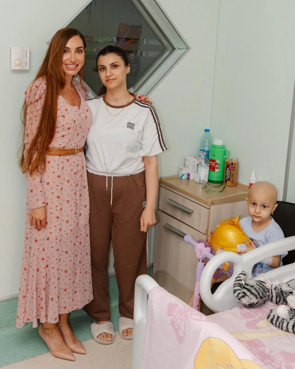 Leyla və Arzu Əliyevalar Milli Onkologiya Mərkəzində - Fotolar