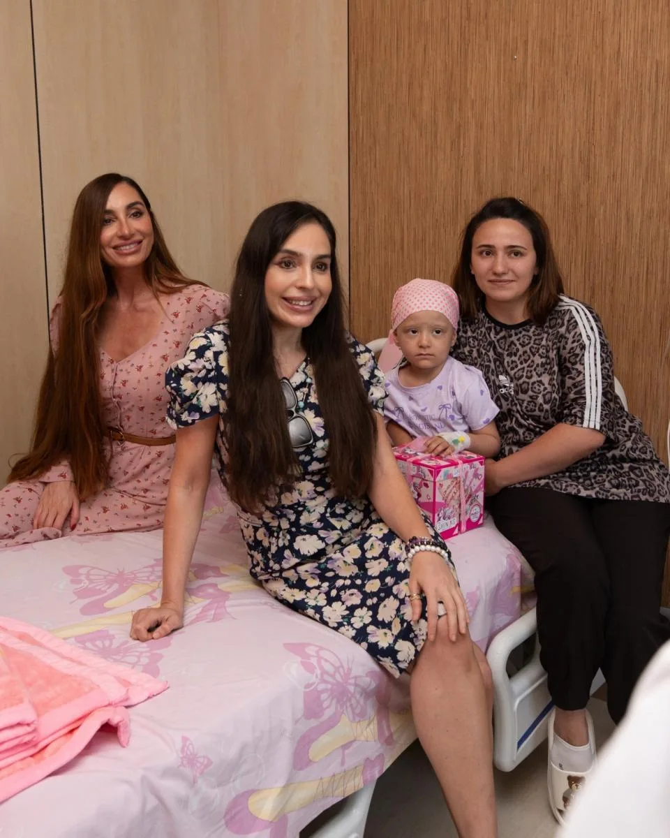 Leyla və Arzu Əliyevalar Milli Onkologiya Mərkəzində - Fotolar